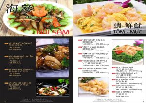 Biển Dương 1: Menu Hoa Sân 6