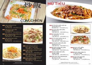 Biển Dương 1: Menu Hoa Sân 9