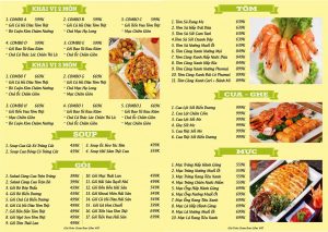 Menu Tiệc BD1 - 4